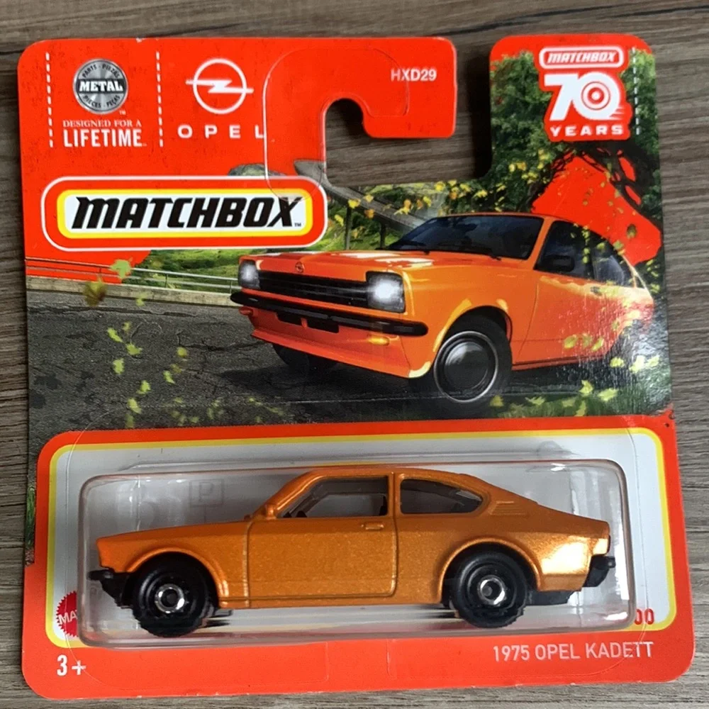 1975 Opel Kadett Coupe Matchbox Orange Car MBX Diecast 1970s 70s New